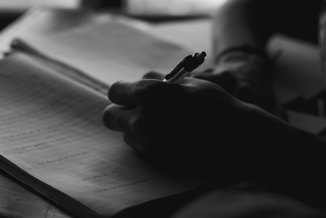 mystery writer planning novel