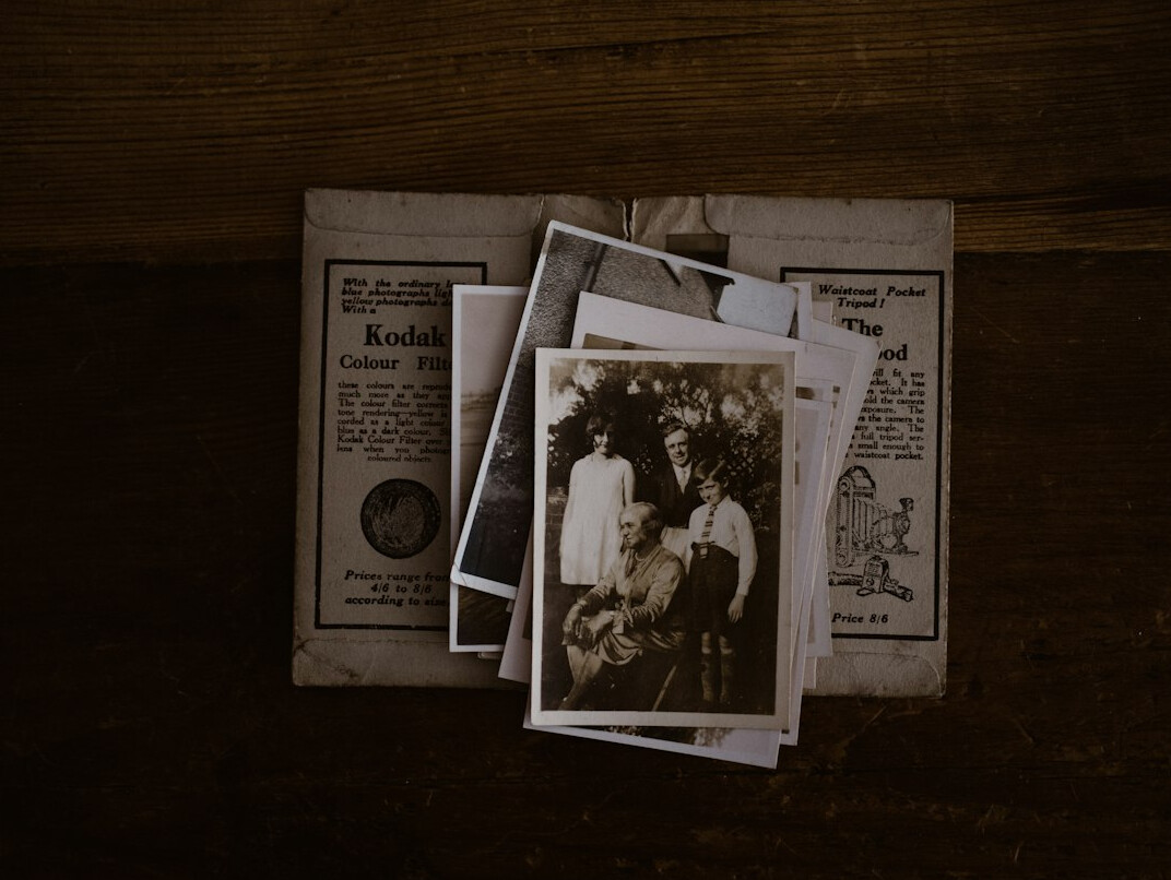 old family photo album